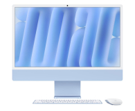 Apple iMac 24 M4/32GB/1TB/MacOS Retina 4,5K Niebieski 10R GPU Nano - 1292305 - zdjęcie 1